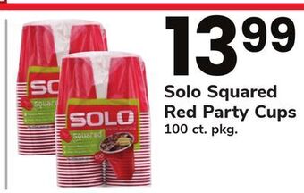 ACME Solo squared red party cups offer