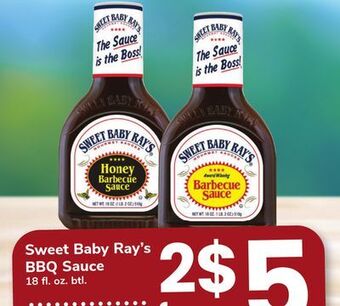 ACME Sweet baby ray's bbq sauce offer
