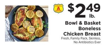 ShopRite Boneless chicken breast offer