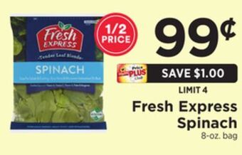 ShopRite Spinach offer