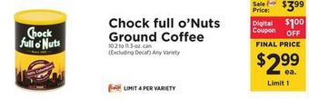 ShopRite Ground coffee offer