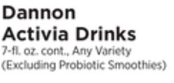 ShopRite Activia drinks offer