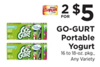 ShopRite Portable yogurt offer