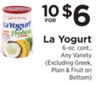 ShopRite La yogurt offer