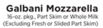 ShopRite Mozzarella offer