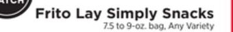 ShopRite Frito lay simply snacks offer