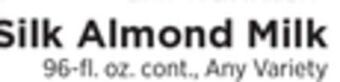 ShopRite Almond milk offer