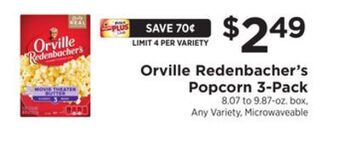 ShopRite Popcorn 3-pack offer