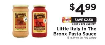 ShopRite Pasta sauce offer