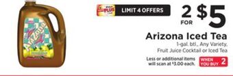 ShopRite Iced tea offer