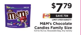 ShopRite Chocolate candies family size offer