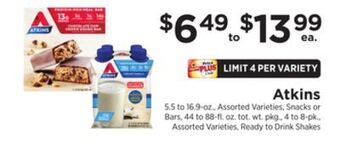 ShopRite Atkins offer