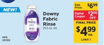 ShopRite Fabric rinse offer