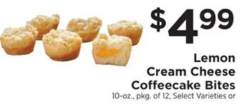 ShopRite Lemon cream cheese coffeecake bites offer