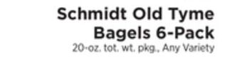 ShopRite Old tyme bagels 6-pack offer