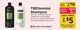 ShopRite Shampoo offer