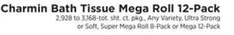 ShopRite Bath tissue mega roll 12-pack offer