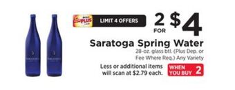 ShopRite Spring water offer