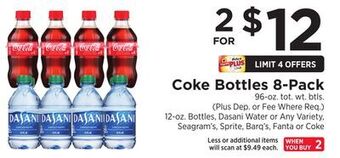 ShopRite Bottles 8-pack offer