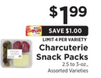 ShopRite Charcuterie snack packs offer