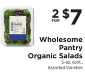 ShopRite Organic salads offer