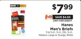 ShopRite Men's briefs offer