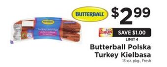 ShopRite Polska turkey kielbasa offer