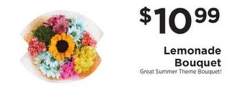 ShopRite Lemonade bouquet offer