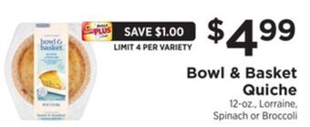 ShopRite Quiche offer