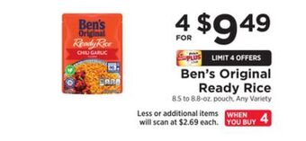 ShopRite Original ready rice offer