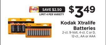 ShopRite Xtralife batteries offer