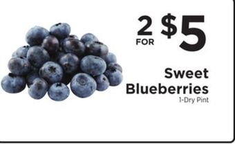 ShopRite Sweet blueberries offer