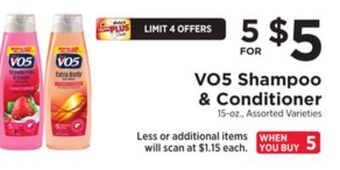 ShopRite Shampoo & conditioner offer