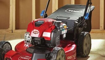 Ace Hardware Toro® recycler® smartstow® self-propelled high-wheel mower offer