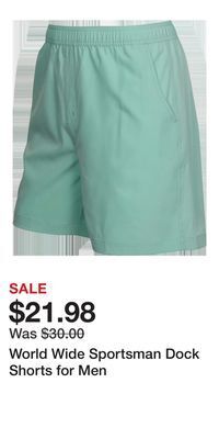 Cabela's World wide sportsman dock shorts for men offer