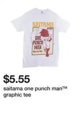 Five Below Saitama one punch man™ graphic tee offer