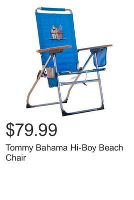 Costco Tommy bahama hi-boy beach chair offer