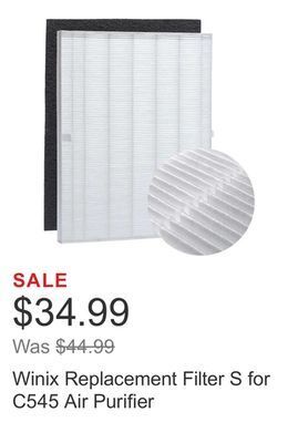 Costco Winix replacement filter s for c545 air purifier offer