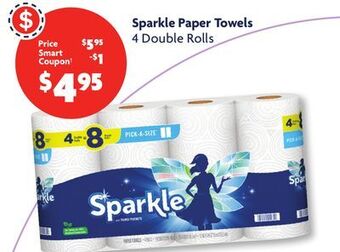 Family Dollar Sparkle paper towels offer