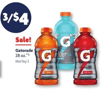 Family Dollar Gatorade offer