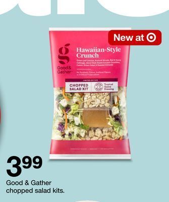 Target Good & gather chopped salad kits offer