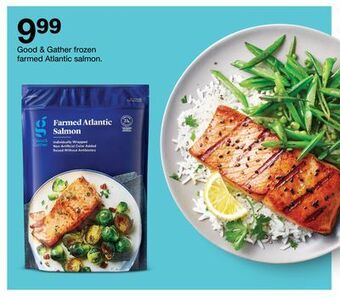 Target Good & gather frozen farmed atlantic salmon offer