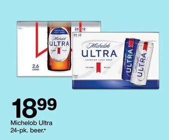 Target Michelob ultra 24-pk. beer.* offer