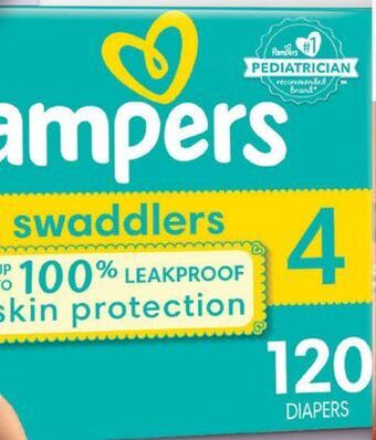 Target Pampers swaddlers offer