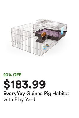 Petco Guinea pig habitat with play yard offer