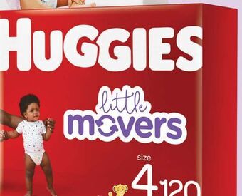 Target Huggies little movers 120-ct. enormous pack diapers offer