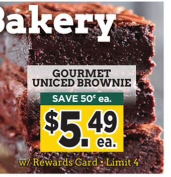 Dearborn Market Gourmet uniced brownie offer