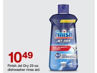 Target Finish jet dry 23-oz. dishwasher rinse aid offer