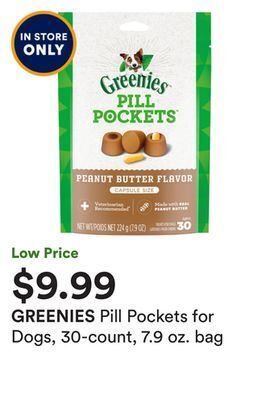 Petco Pill pockets for dogs, 30-count, 7.9 oz. bag offer