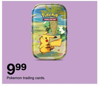 Target Pokemon trading cards offer